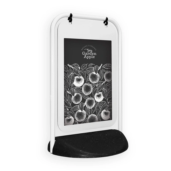  Swinger 2 White Frame Poster Pocket Chalk Insert Panel